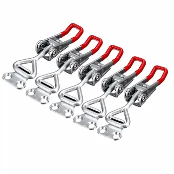 

MTGATHER 5pcs Adjustable GH-4001 Quick Toggle Clamp 100Kg 220Lbs Holding Capacity Latch Hand Tool
