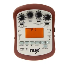 NUX PG-2 alta calidad portátil guitarra eléctrica Multi-efectos Pedal procesador 3 pre-amp 6 efectos de modulación con sintonizador metrónomo