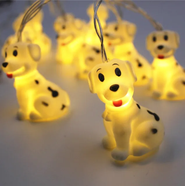 Animal Led String Lights Battery Operated Home Decoration 10 Leds