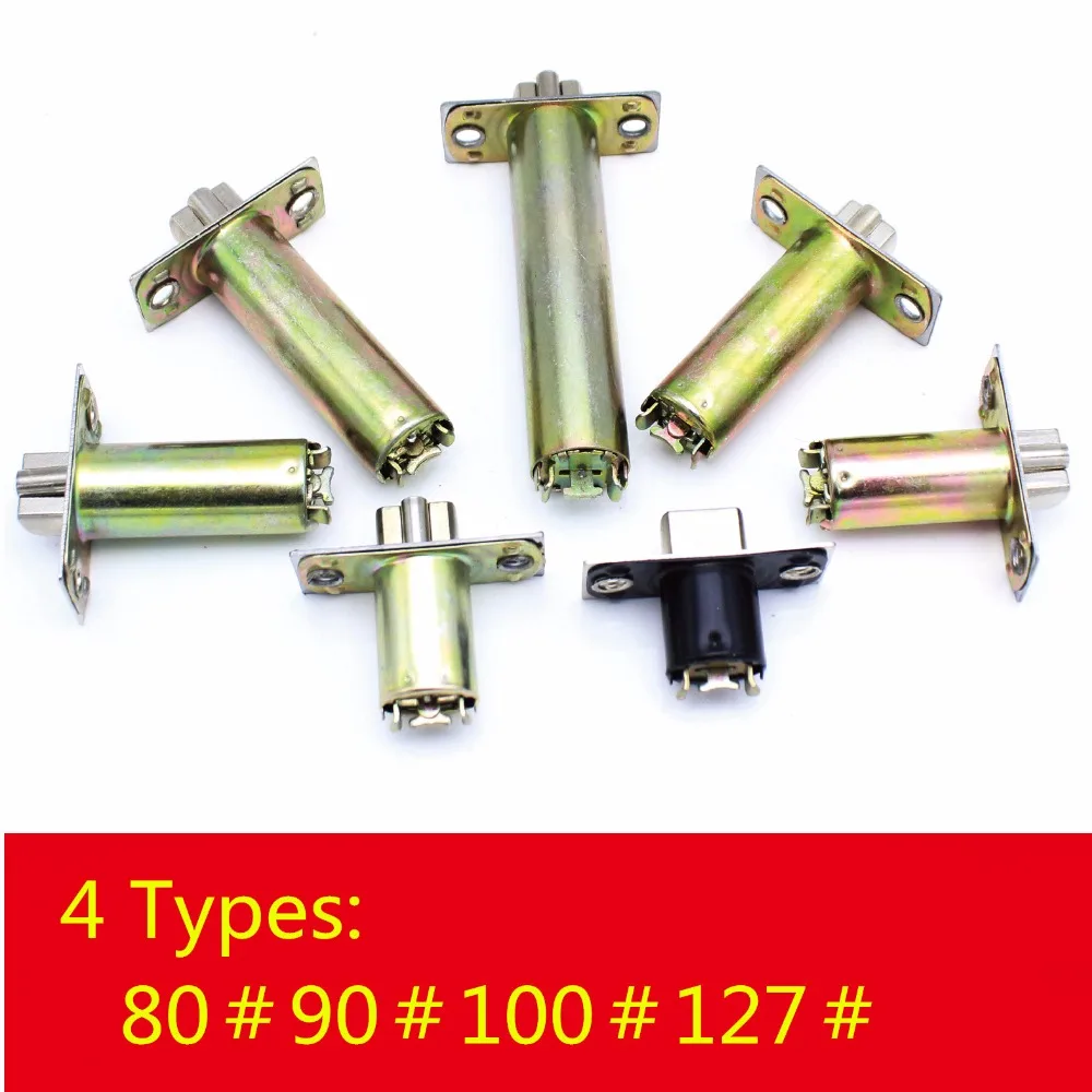 Round Door Handle Door Knobs Lock Core Stainless Steel Entrance