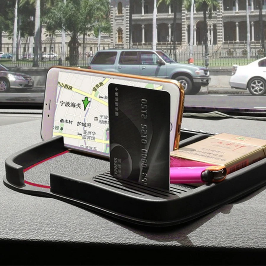 

New Product Anti-Slip Mat Car Anti Slip Stop Sign Dashboard Bigger Large Size For Mobile Phones/Coins/ Key Chain Holders