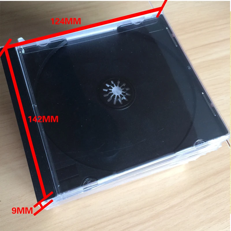 1 unidad nueva, bandeja negra estándar, funda para CD, 1 disco|disc cd|disc  casedisc tray - AliExpress