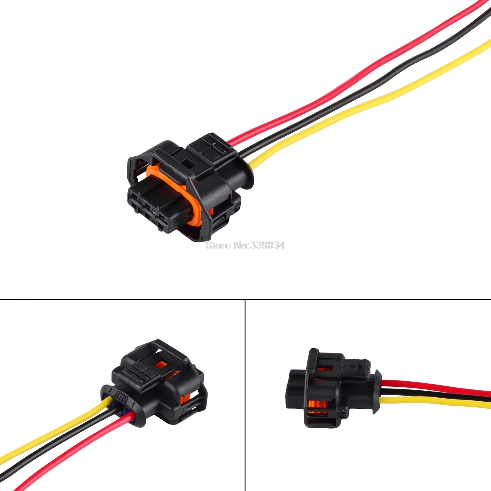 3 manera PARA ADAPTARSE BOSCH Inyector Common Rail Diesel Plug Conector con Cable 1928403966NG