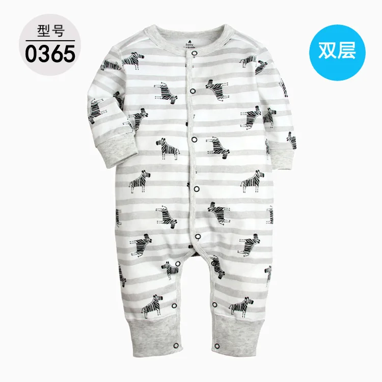 XINI MOMMY Unisex весенний детский комбинезон, однобортный Детский костюм с круглым вырезом, одежда для малышей, Модная хлопковая одежда ALI175