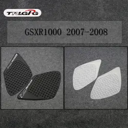 Для Suzuki GSXR1000 2007-2008 K7 GSXR 1000 мотоциклетные протектором против скольжения Танк Pad Стикеры газа Колено Возьмитесь тяги Сторона 3 M наклейка