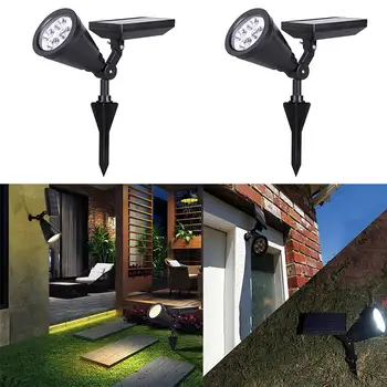 

Black LED Solar Light Waterproof Outdoor Garden Solar Light Solar Power Yard Lawn Path Home Lamp Landscape