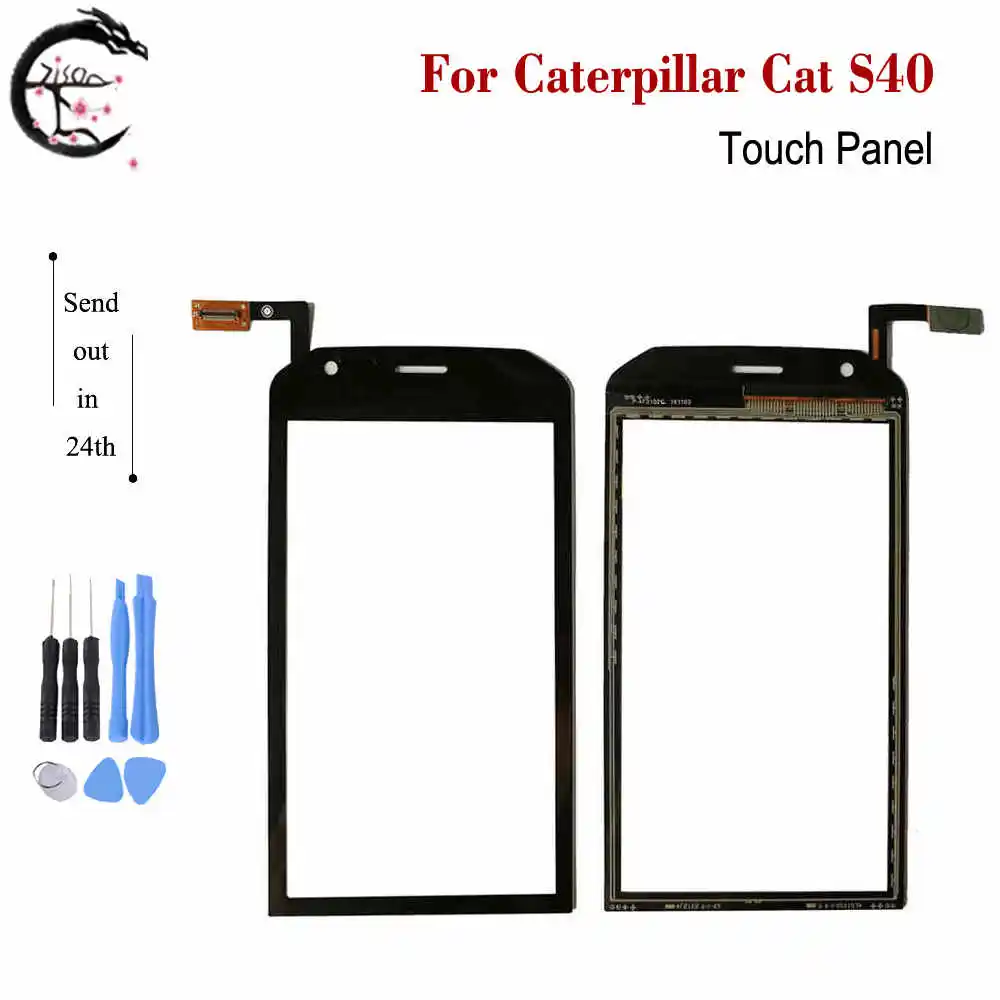 Сенсорная панель для гусеницы Cat S40 сенсорный экран дигитайзер стекло сенсор сенсорный экран гибкий FPC кабель для Cat S40 сенсорный дисплей