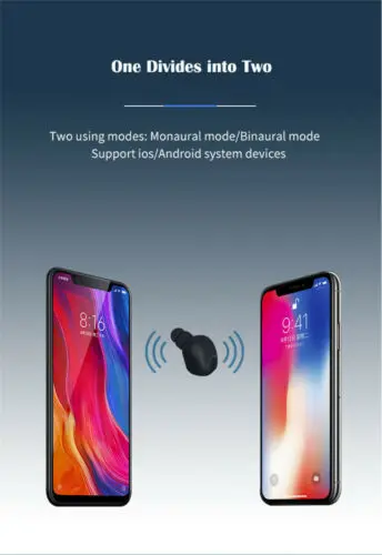 Мини беспроводные Bluetooth 5 0 супер бас спортивные наушники вкладыши