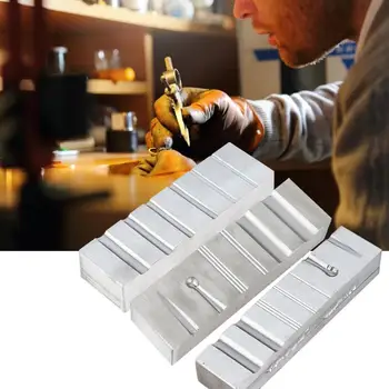 

Professional DIY Ring Bracelet Bangle Channel Groove Metal Mould Jewelry Making processing Tool for Jeweler