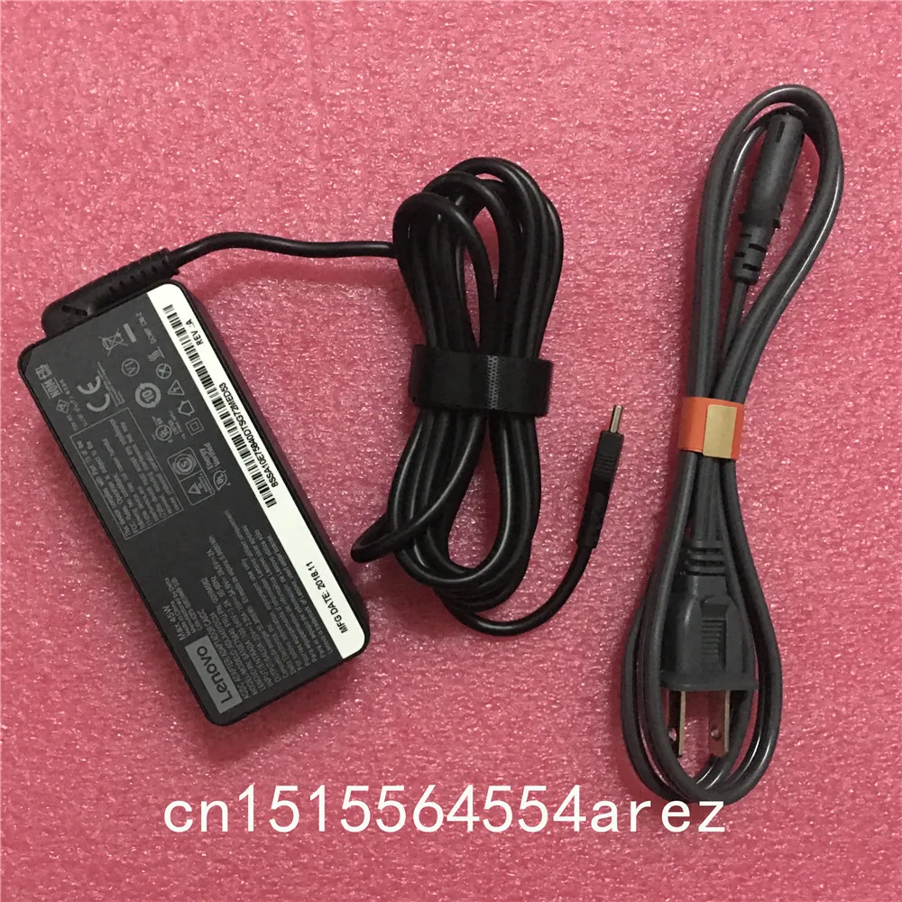 

New laptop Lenovo 45W 20/15/9/5V 2Pin USB-C Type-C AC Power Adapter Charger ADLX45YDC3A SA10E75840 00HM662