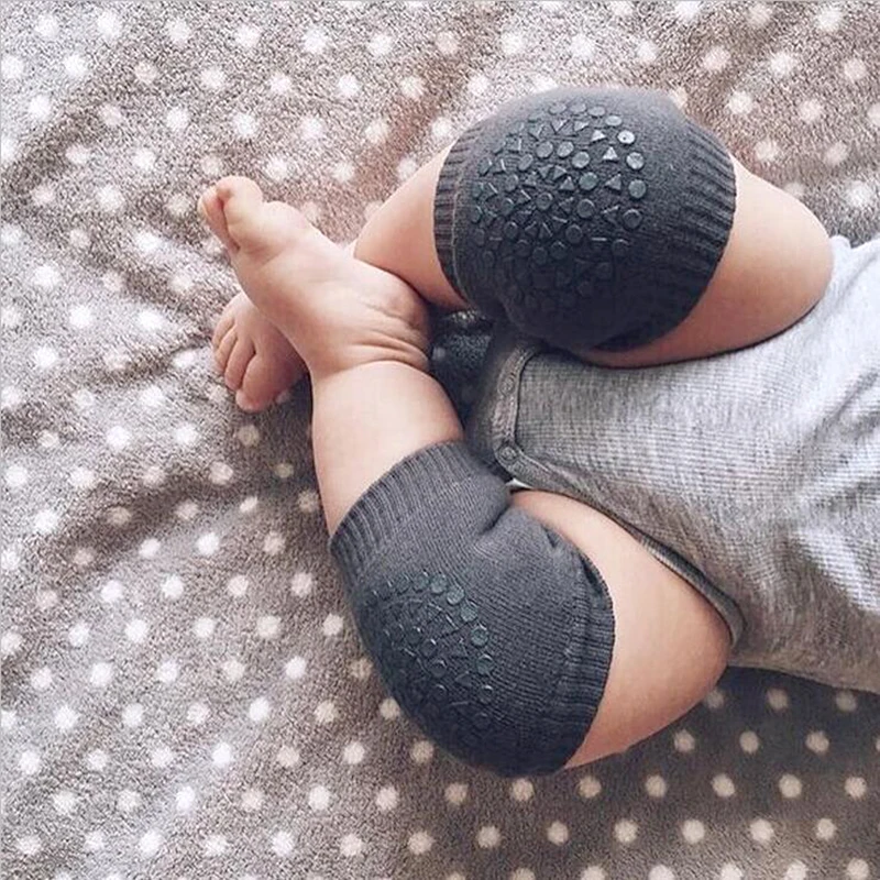 

0-24 Months babys knee pads Non-slip Children's Crawling Knee Pads Winter Unisex Baby Leg Warmer Nonslip Kneepads For Infants