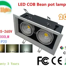 AR80 20 Вт светодиодный диодный светильник COB светодиодный светильник с решеткой, подсвеченная Светодиодная лампа с желчным пузырем, гарантия 3 года, 4 шт. в партии