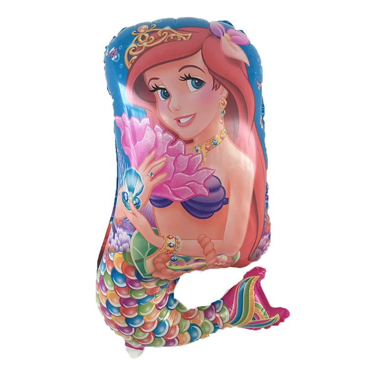 

1PC The Little Mermaid foil balloons Ariel of cartoon ballon helium kids birthday decor globos party supplies
