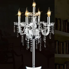 Лампа настольная светодиодная День рождения стол центральные свечах E14 настольные лампы Стекло подсвечник свадьбы декоративный настольные лампы современного света лампа прикроватная прикроватные светильники