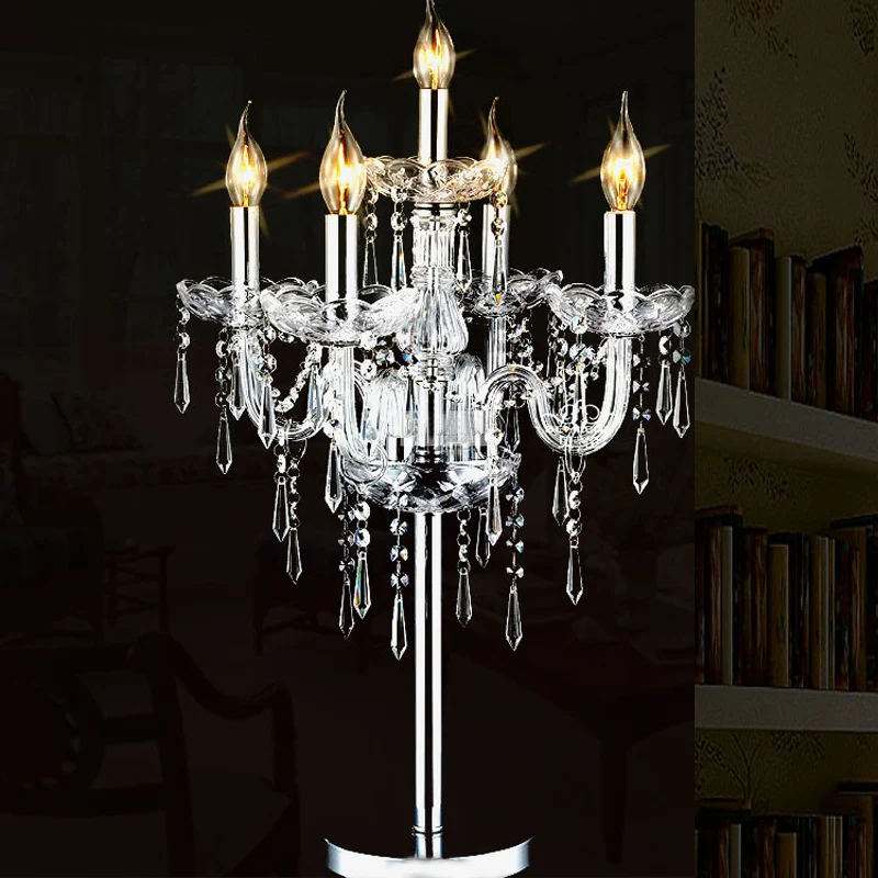 Birthday Table Centerpieces Candle Light E14 Table Lamps Glass Candle Holder Wedding Decorative Table lamps contemporary