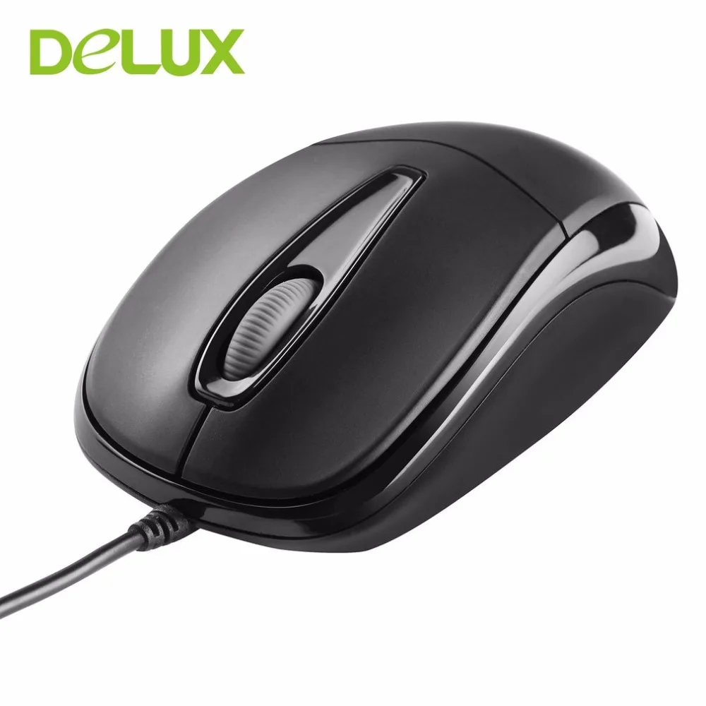 Buy Delux Wired Mouse Optical USB Mouse Quick Click