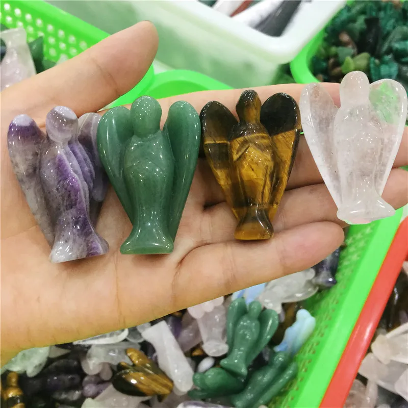 Натуральные вспышки feldspar лабрадорит ангел кристалл драгоценный камень