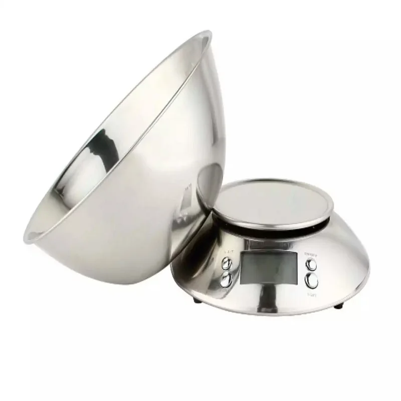 5kg/ 1g 5000g Digital Electronic Kitchen Scale Weighing Balance with Clock Countdown Alarm