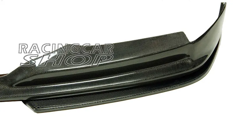 3D style Real CARBON FIBER FRONT LIP SPOILER 3pcs FOR BMW F10 M-TECH bumper 532i 528i 530i 535i 550i 2011UP
