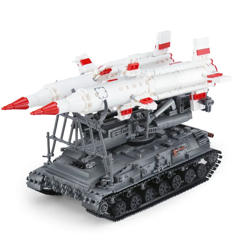 

Xingbao 06007 1469Pcs Military Series The SA-4 Ganef Set Building Blocks Bricks Children Educational Boy`s Toys Model Gifts