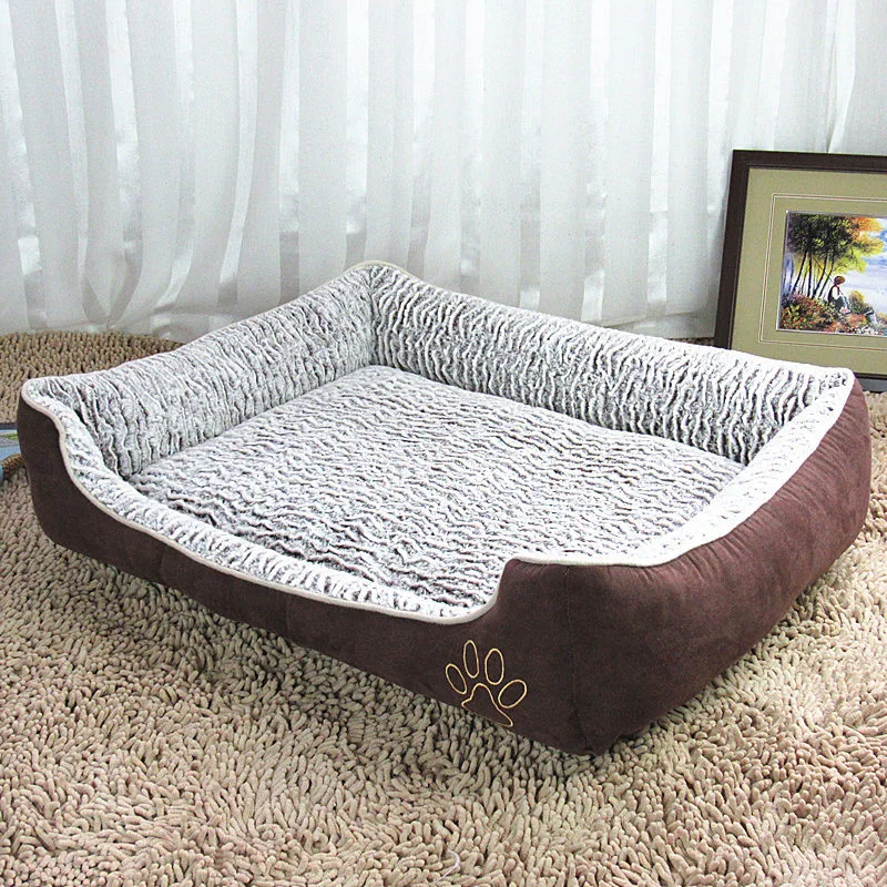 Buy Cute Paw Print Cats Puppy Beds Comfortable Pets