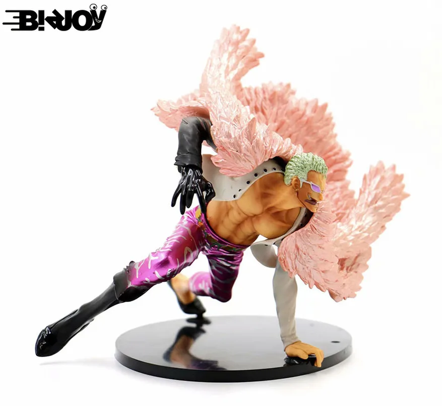 

7" ONE PIECE Donquixote Doflamingo Battle on the top Anime Cartoon PVC Model Action Figure kids Adults Collectible Toy Decor