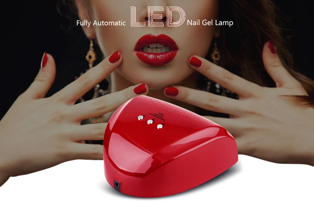 36W Auto Sensing LED Nail Gel Lamp Dryer Professional Manicure Tool for Fingernails and Toenails Fully | Красота и здоровье