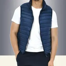 Осенний жилет мужской повседневный мужской пуховик куртка без рукавов модный жилет легкий теплый мужской s жилет Chaquetas Hombre