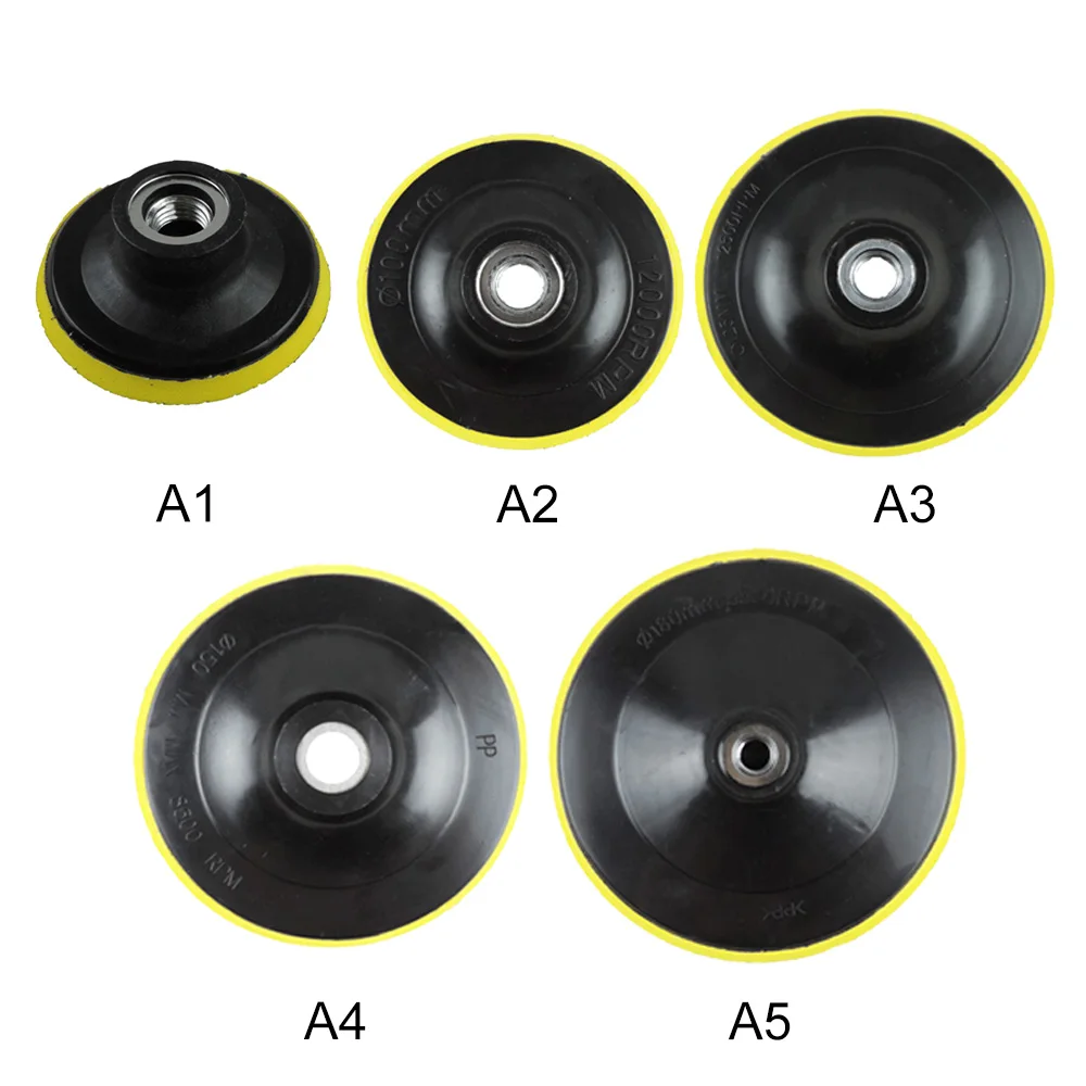M14 автомобильный полировщик с подложкой капот диаметром 3' 4' 5' 6' 7' дюймов угловая шлифовальная машина шлифовальный станок бумажный диск Авто полировальный станок инструмент