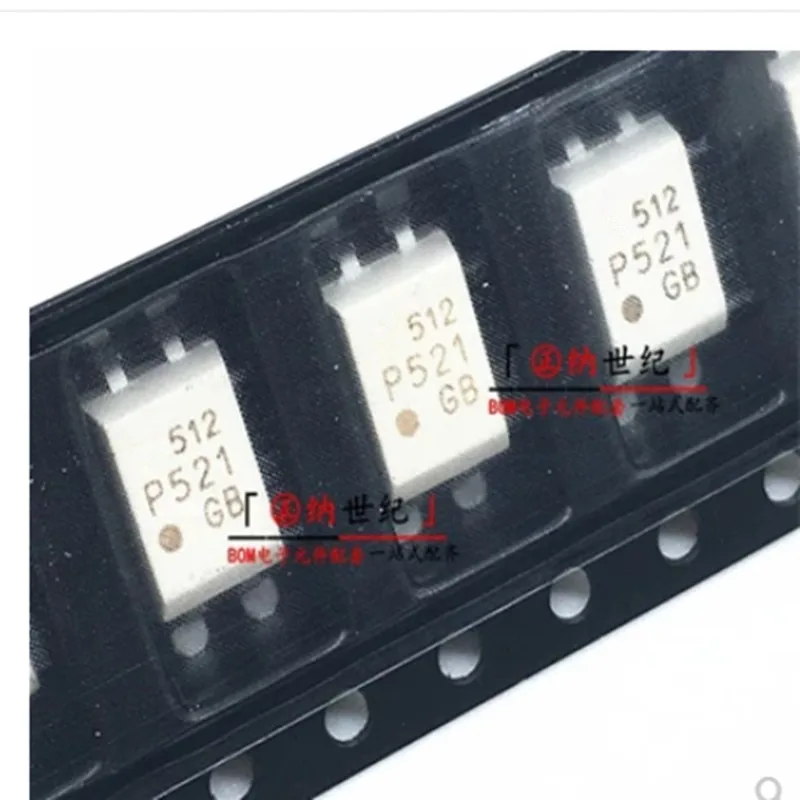 100pcs/lot TLP521 1GB TLP521 1 P521 P521 1 SOP 4 photoelectric coupler ...