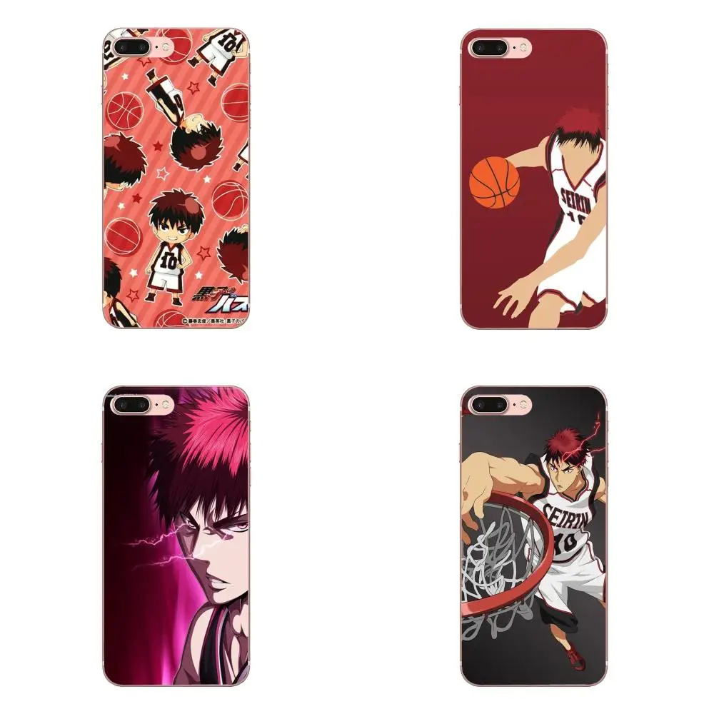 

For Xiaomi Redmi Note 2 3 3S 4 4A 4X 5 5A 6 6A Pro Plus TPU Case Capa Cover Japan Anime Kuroko No Basket Kagami Seirin