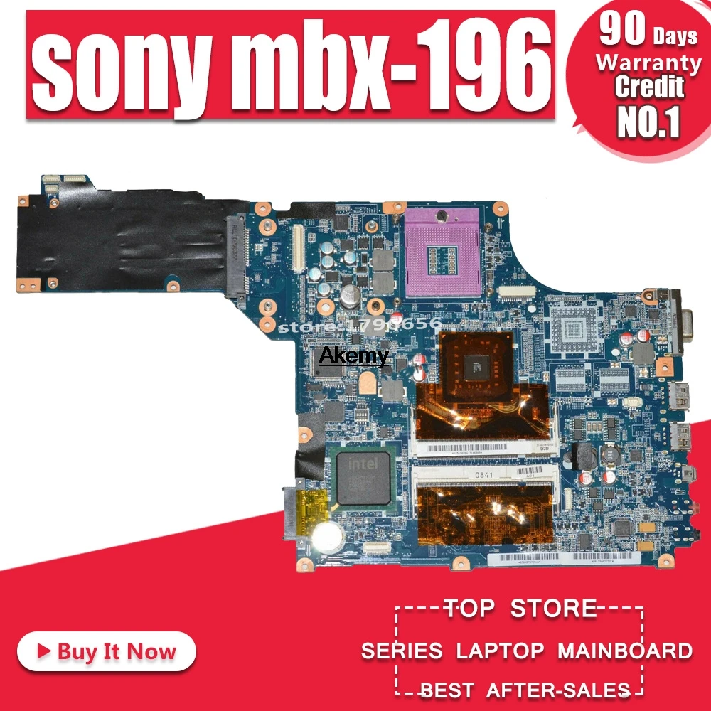 

VAIO MBX-196 for sony mbx-196 motherboard For Sony VAIO da0gd2mb8e0 rev e VGN-CS11S A1562029A original mainboard