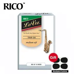 RICO La Voz Tenor Sax Reeds/Саксофон тенор Bb язычки, прочность средняя-мягкая/средняя, 10-pack