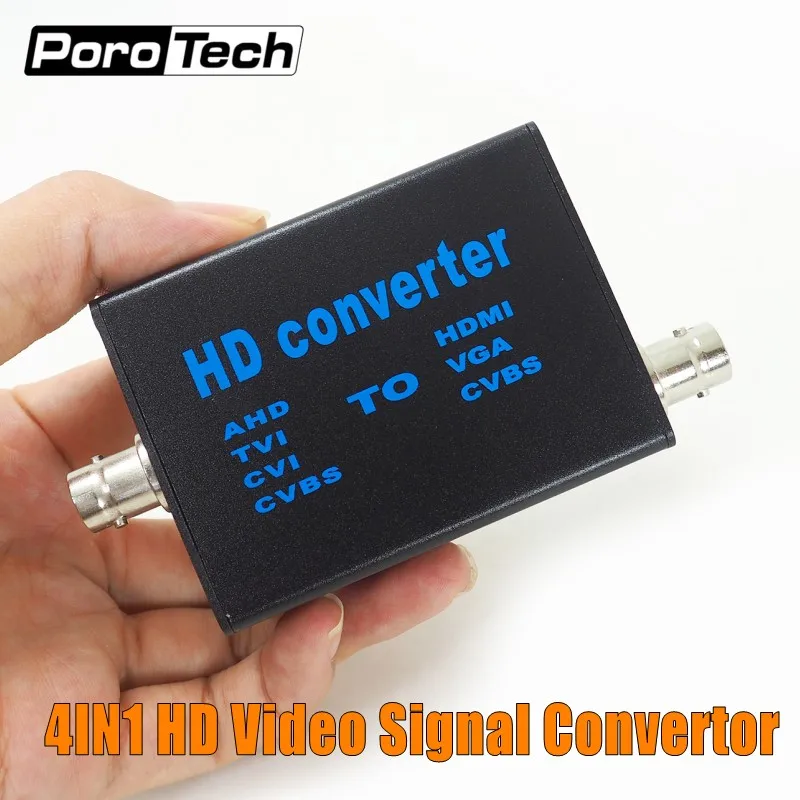 Direto da Fábrica Conversor de Sinal de Vídeo de Alta Cvbs ao Conversor de Sinal Definição Tvi Cvi Sinal Hdmi Vga Cvbs 4-em-1 Ahd41 Ahd –