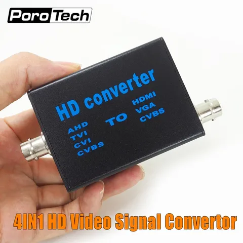 Direto da Fábrica Conversor de Sinal de Vídeo de Alta Cvbs ao Conversor de Sinal Definição Tvi Cvi Sinal Hdmi Vga Cvbs 4-em-1 Ahd41 Ahd –