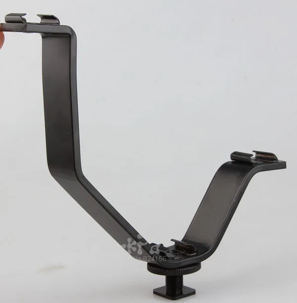 V DSLR Camera flash stand hot shoe adapter microphone videl light font b tripod b