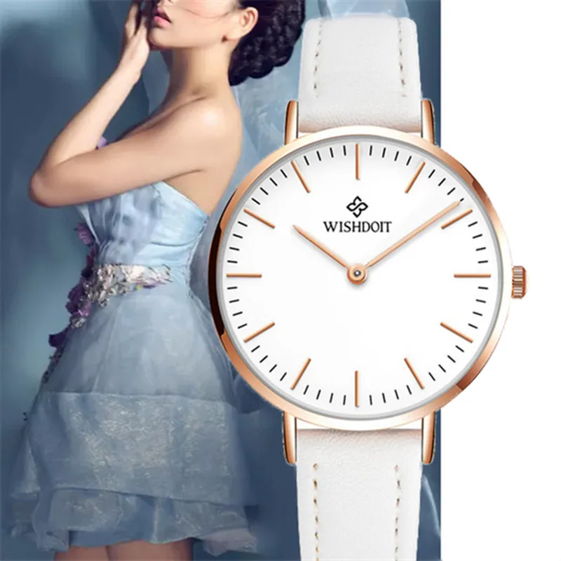 Relogio feminino Women Watch Top Brand Luxury WISHDOIT Ladies Stainless Steel Waterproof Quartz Watch ultra-thin Casual Watch Relogio feminino Women Watch Top Brand Luxury WISHDOIT Ladies Stainless Steel Waterproof Quartz Watch ultra-thin Casual Watch