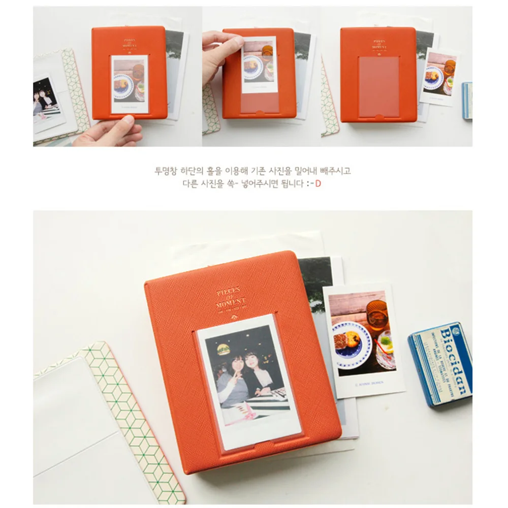 

CAIUL 64 Pockets Polaroid Photo Album Mini Instant Picture Case Storage For Fujifilm Instax Mini Film 8 Instax Album Fotografia