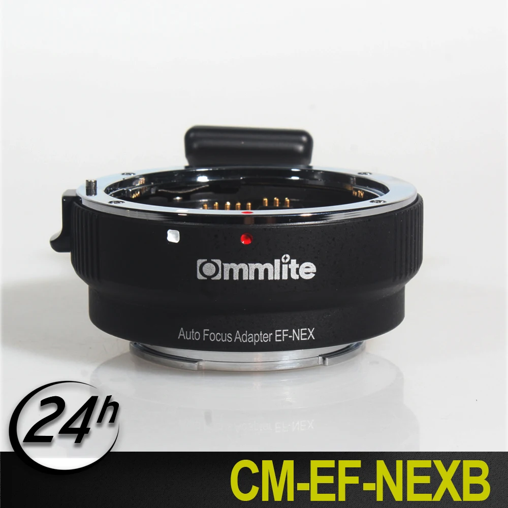 

Best COMMLITE Auto Focus EF-EMOUNT FX Lens Adapter for Canon EOS EF-S Lens to Sony E Mount NEX A7 A7R Full Frame
