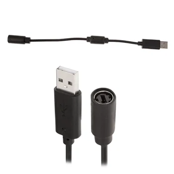 

ALLOYSEED 2Pcs/Lot USB Breakaway PC Extension Cable Cord Wire Converter Adapter For Microsoft Xbox 360 Wired Controller Gamepad
