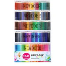 NEWDOER 160 different Colored Pencils Lapis De Cor Professionals Artist Painting Pencil For Drawing Sketch Art