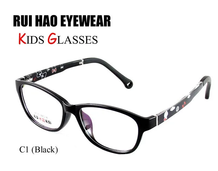 Супер легкие детские очки, оправа для мальчиков и девочек, дальнозоркость, близорукость, оптические очки по рецепту, очки, очки - Цвет оправы: C1