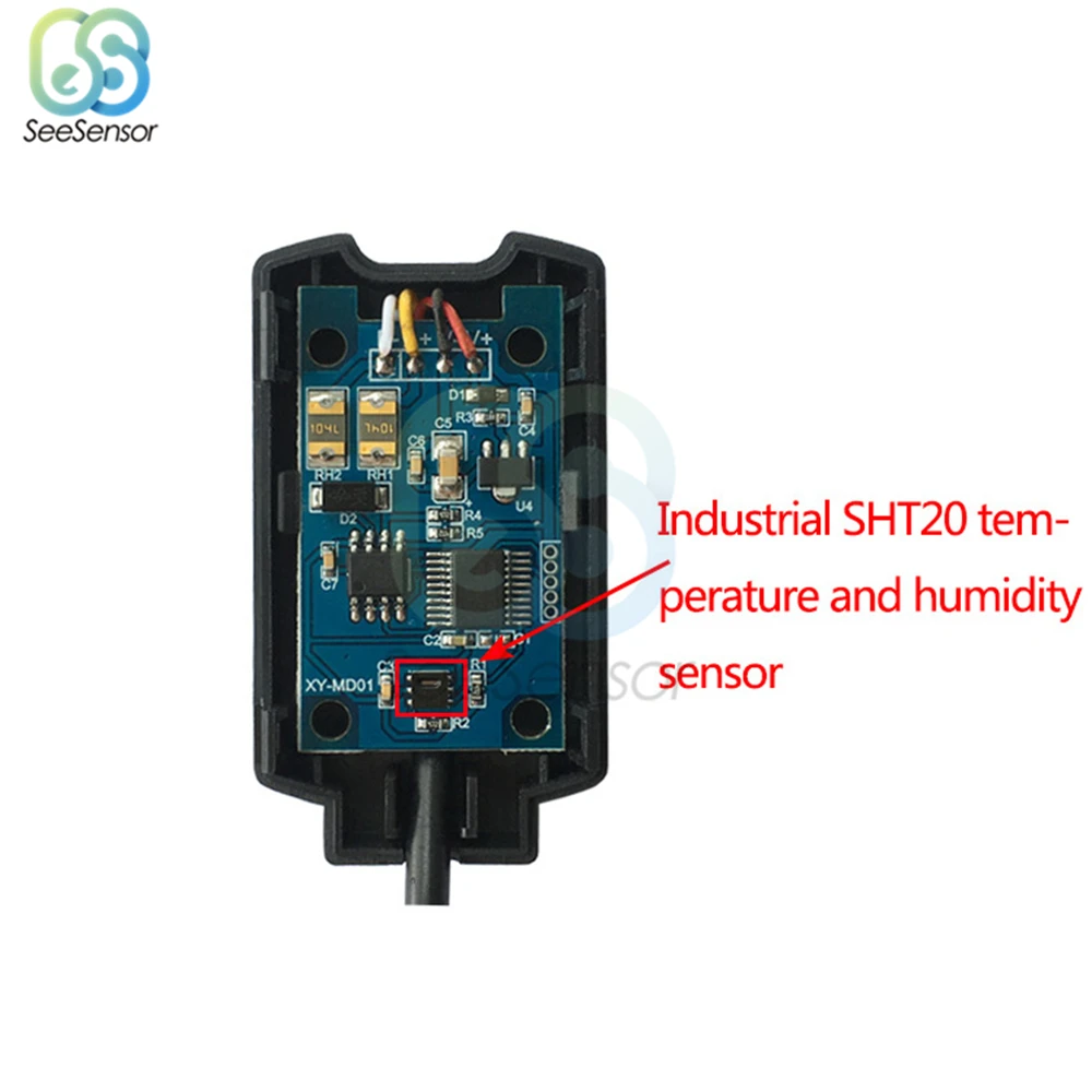 SHT20 датчик температуры и влажности Модуль Высокоточный датчик температуры и влажности Датчик датчика RS485 Modbus протокол