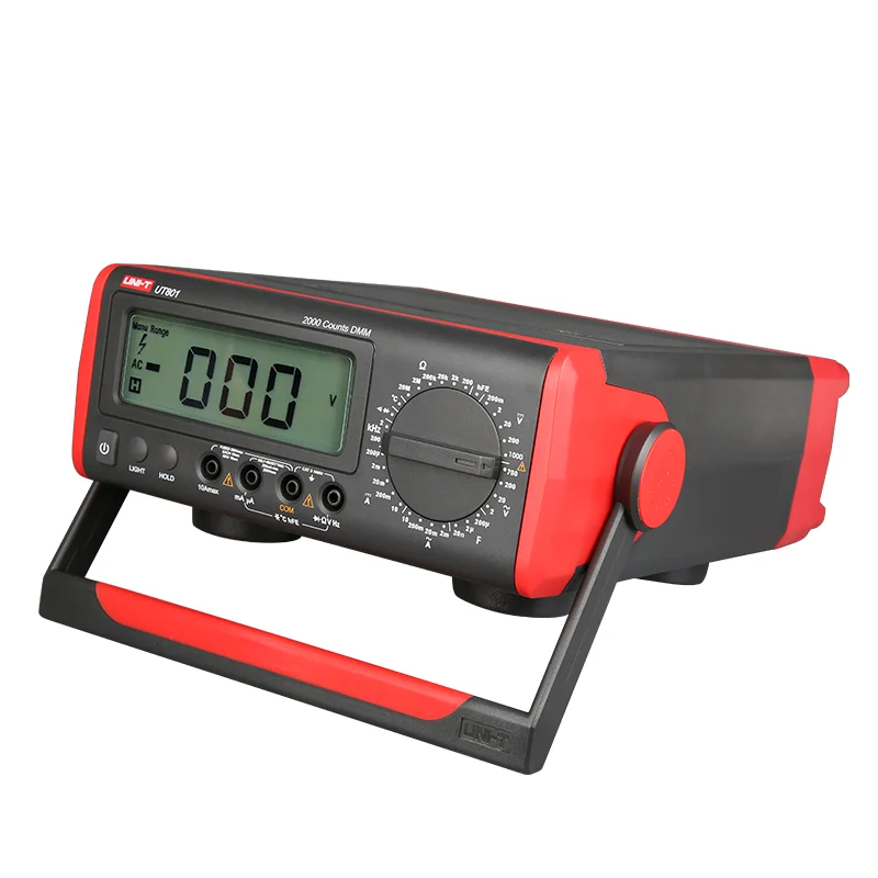 Цифровой мультиметр Benchtop оригинальный Φ UT801 ручной диапазон 1999 отсчетов дисплей