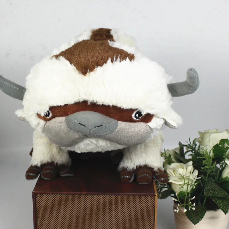 

20*50cm Big Size Avatar: The Last Airbender Fluffy Appa Stuffed Plush Toys Cuddly Anime Stuff Plush Doll Toys Gifts for Children