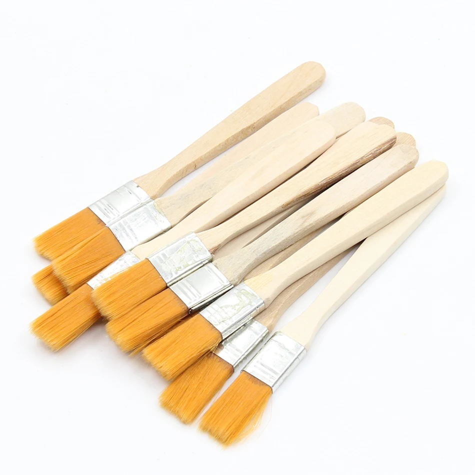 20pcs BGA Solder Flux Paste Brush With Wooden Handle Reballing Toolin