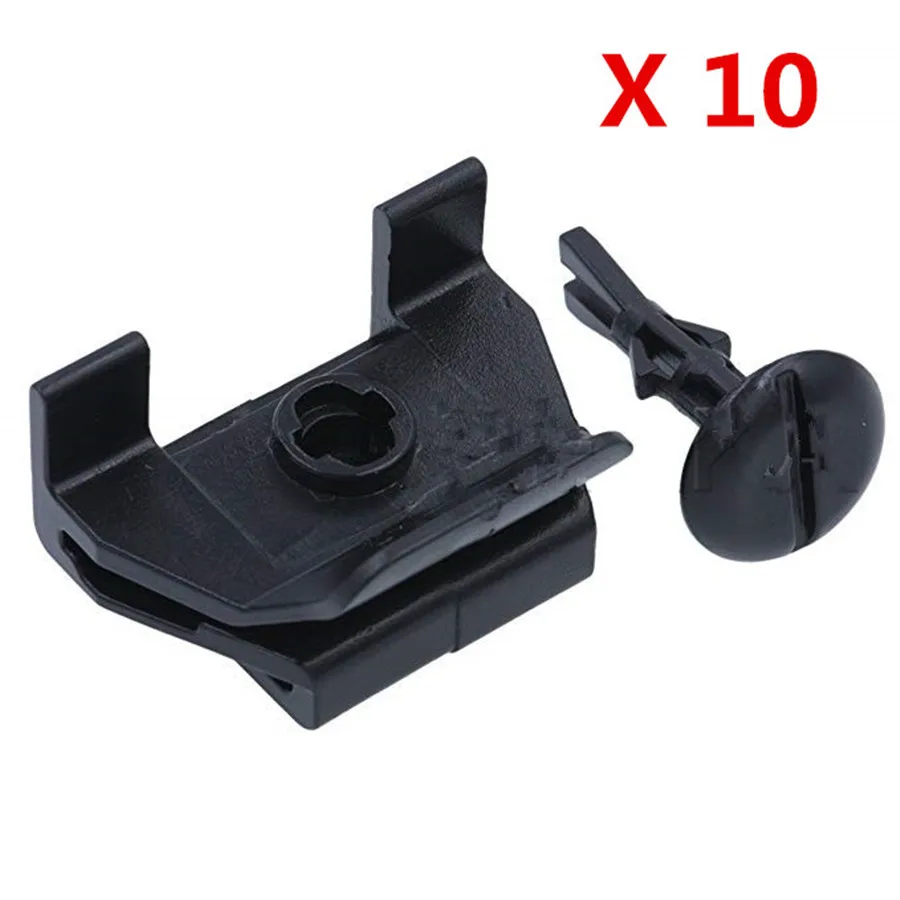 Упаковка из 10 компл. спереди Fender бампера Clip & Pin Комплект для Toyota Camry Corolla Lexus Highlander Prius 53879 -58010 47749-58010