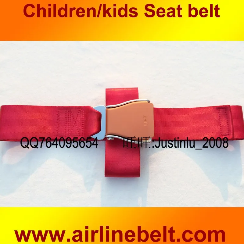 Лучшее качественное сиденье ремень мультфильм красный цвет авиакомпания ремень безопасности пряжки для милых детей(красный пояс серии