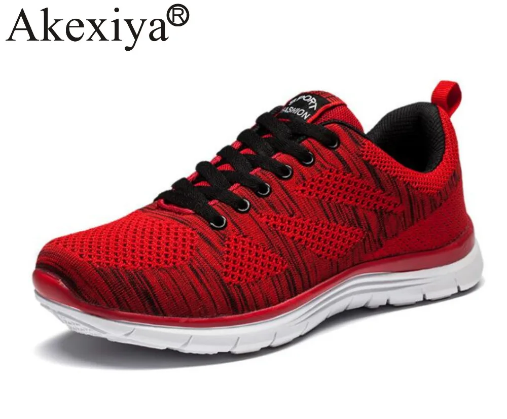 

Akexiya New Sports Fly Line Running Shoes For Men Women Breathable Damping Soles Outdoor Trainers Walking Sneakers