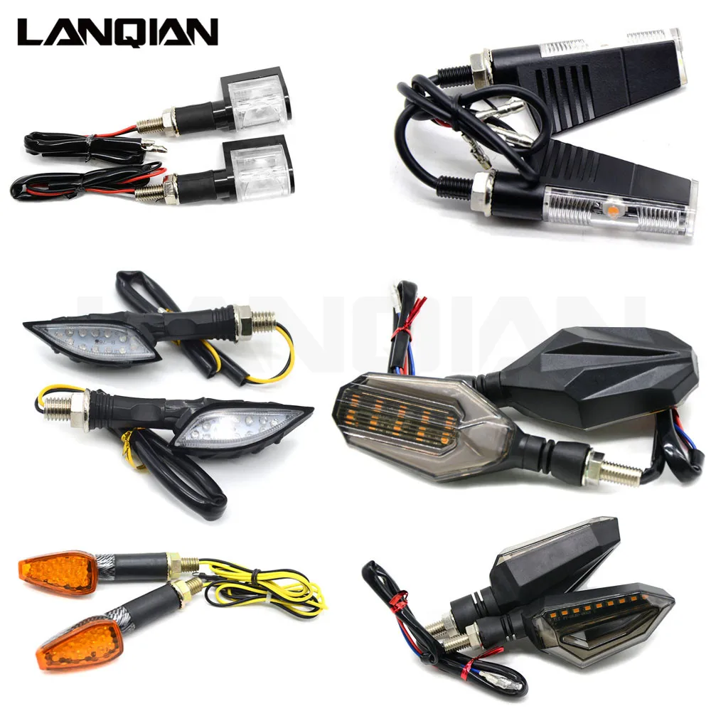 

Universal Motorcycle 12V LED Turn Signal Indicators Light Amber Blinker Light led For suzuki sv 650 honda hornet cb600f cbr 250r